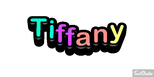 Tiffany Text effect