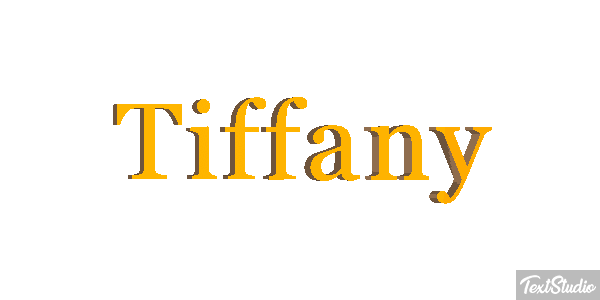 Tiffany Text effect