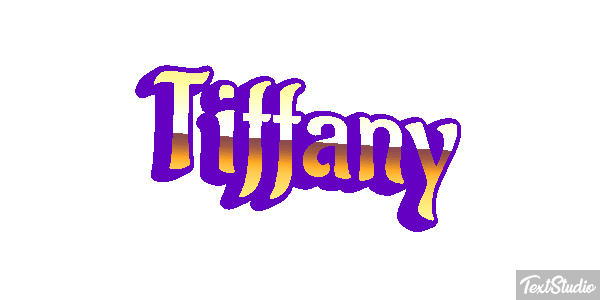 Tiffany Text effect