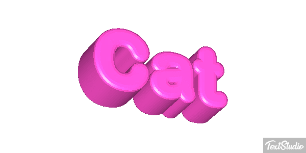 Cat Text effect