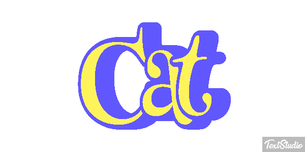 Cat Text effect