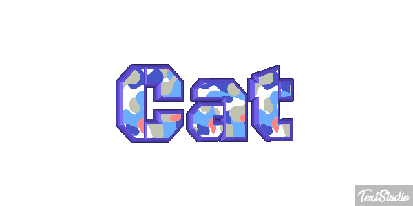 Cat Text effect
