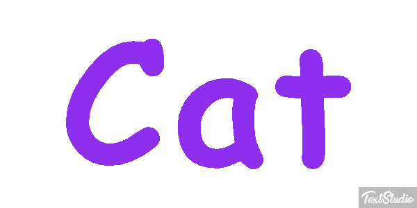 Cat Text effect
