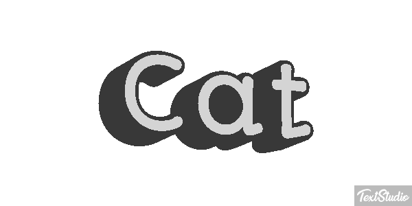 Cat Text effect