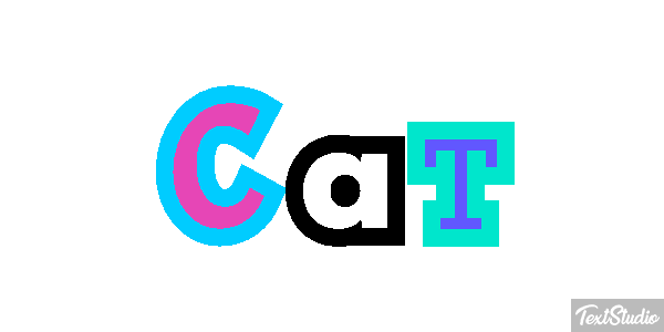 Cat Text effect