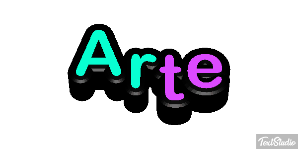 Arte Tekst effect