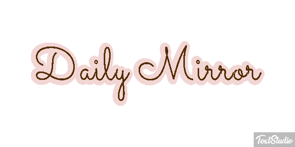 Daily Mirror Effet de texte