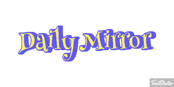 Daily Mirror Effet de texte