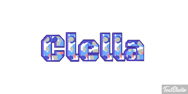 Clella Tekst effect