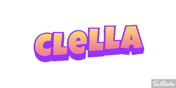 Clella Tekst effect