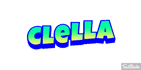 Clella Tekst effect