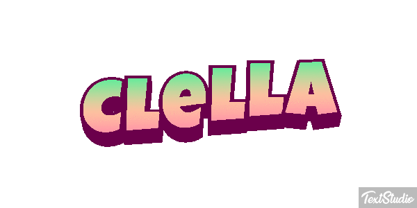 Clella Tekst effect