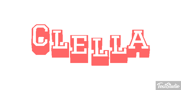 Clella Tekst effect