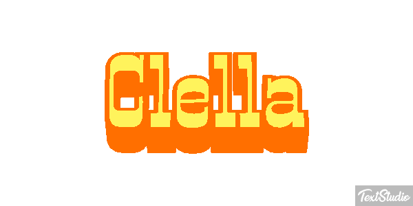 Clella Tekst effect
