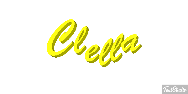 Clella Tekst effect