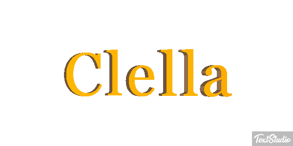 Clella Tekst effect