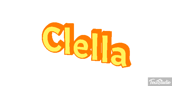 Clella Tekst effect