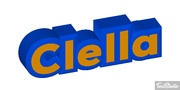 Clella Tekst effect