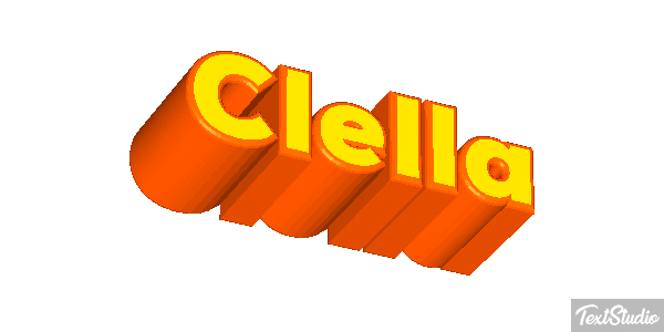 Clella Tekst effect
