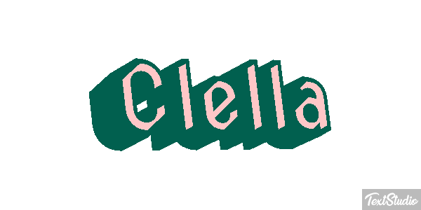 Clella Tekst effect