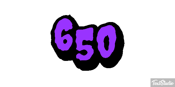650 Effetto testo