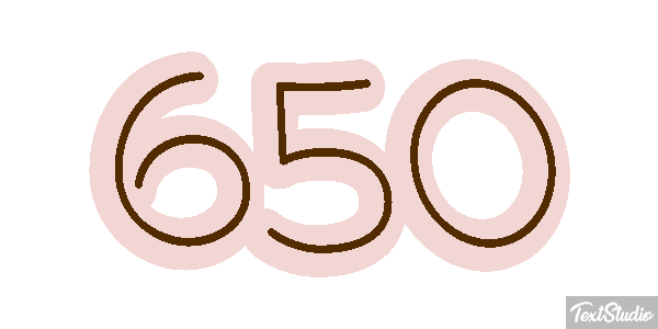 650 Effetto testo