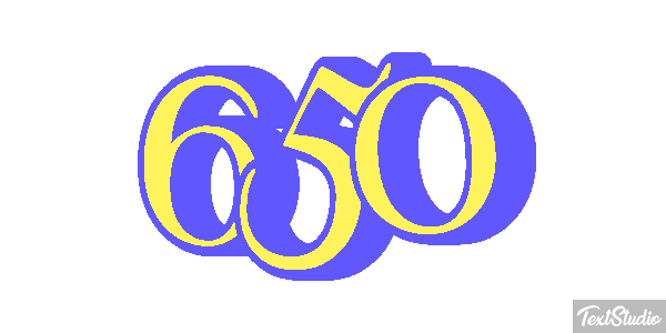 650 Effetto testo
