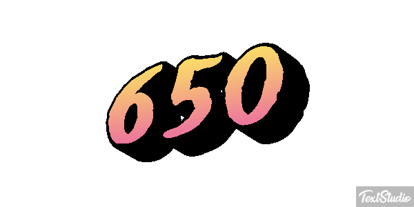 650 Effetto testo