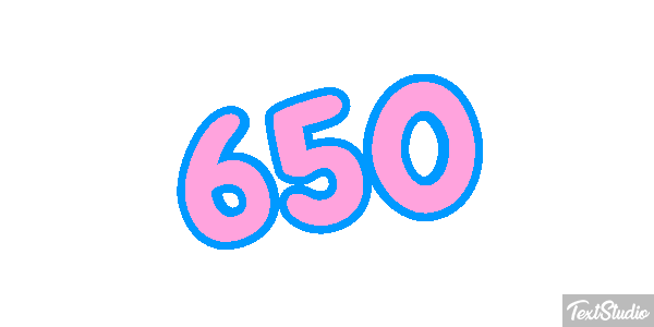 650 Effetto testo