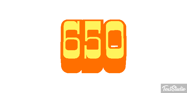 650 Effetto testo