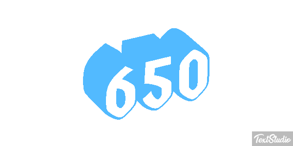 650 Effetto testo