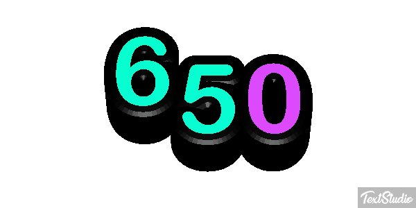 650 Effetto testo