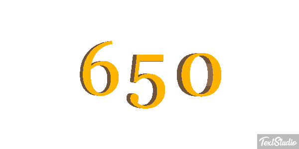 650 Effetto testo