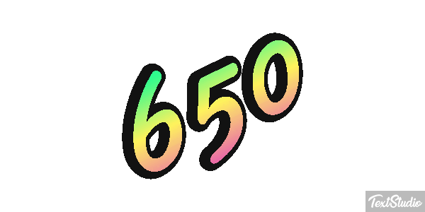 650 Effetto testo
