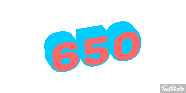 650 Effetto testo