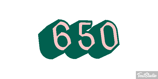 650 Effetto testo
