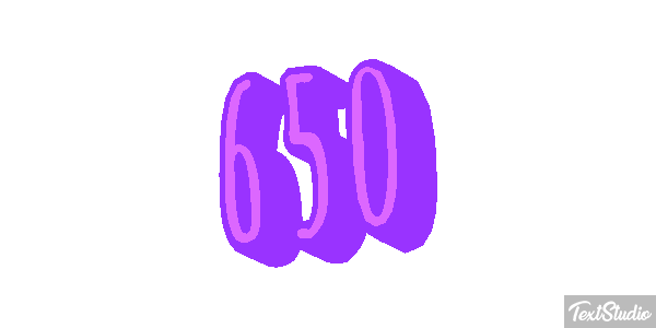 650 Effetto testo