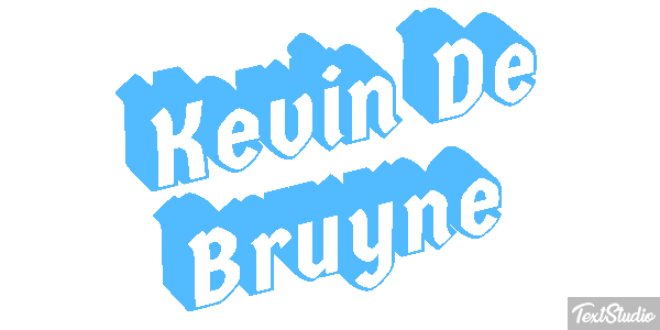 Kevin De Bruyne Efecto de texto