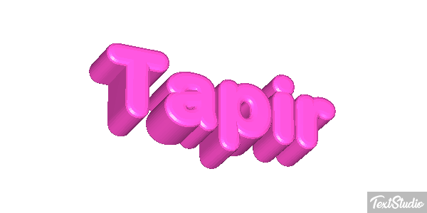 Tapir Texteffekt
