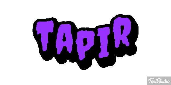 Tapir Texteffekt
