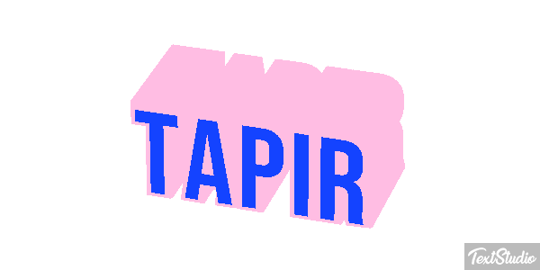 Tapir Texteffekt