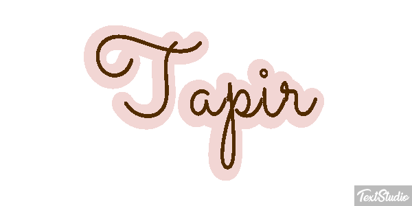Tapir Texteffekt