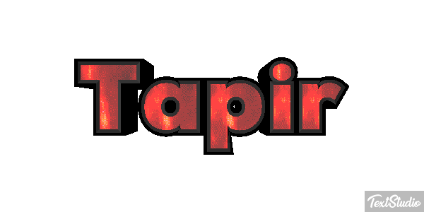 Tapir Texteffekt