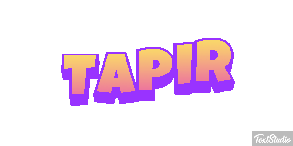 Tapir Texteffekt