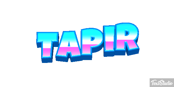 Tapir Texteffekt