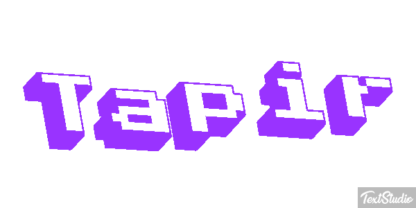 Tapir Texteffekt