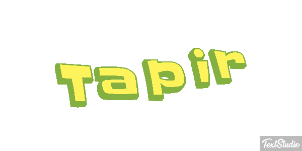 Tapir Texteffekt