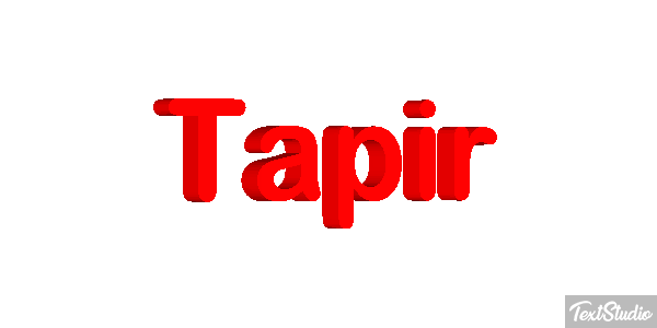 Tapir Texteffekt
