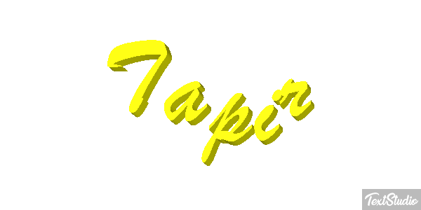 Tapir Texteffekt