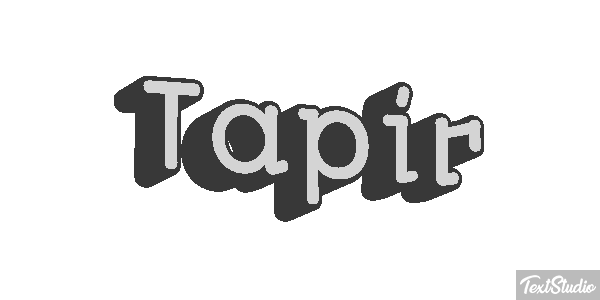 Tapir Texteffekt